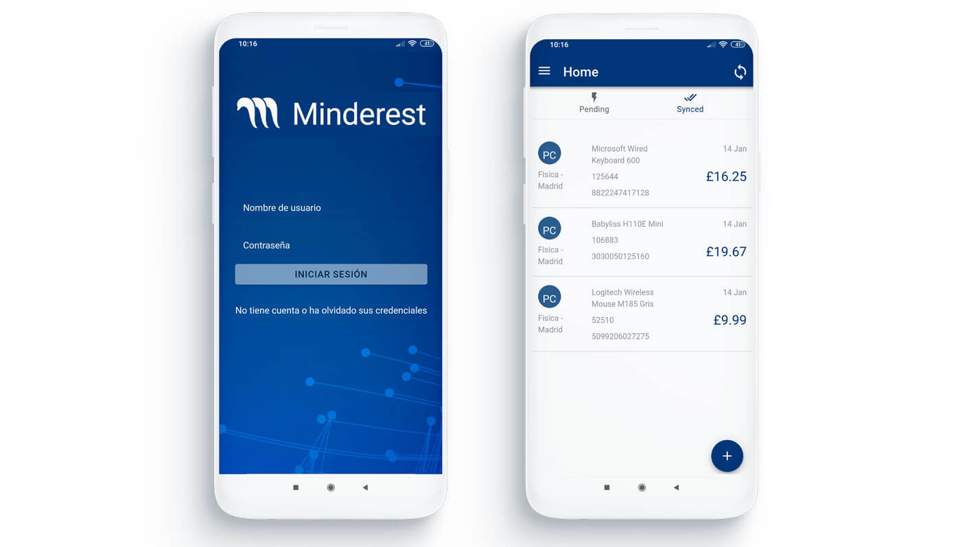 Minderest in store app