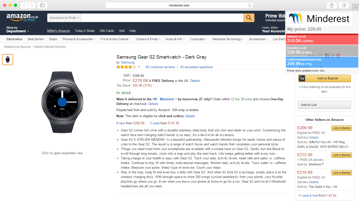 Competitors prices in your Ecommerce